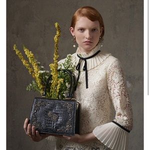 Lace Blouse with ruffle details